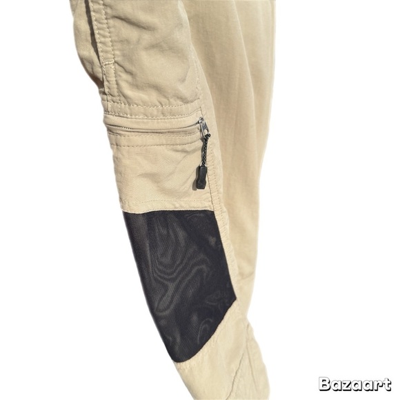 Tan and Black Cargo Pants size 36x34. Hiking,camping,fishing - Picture 5 of 9